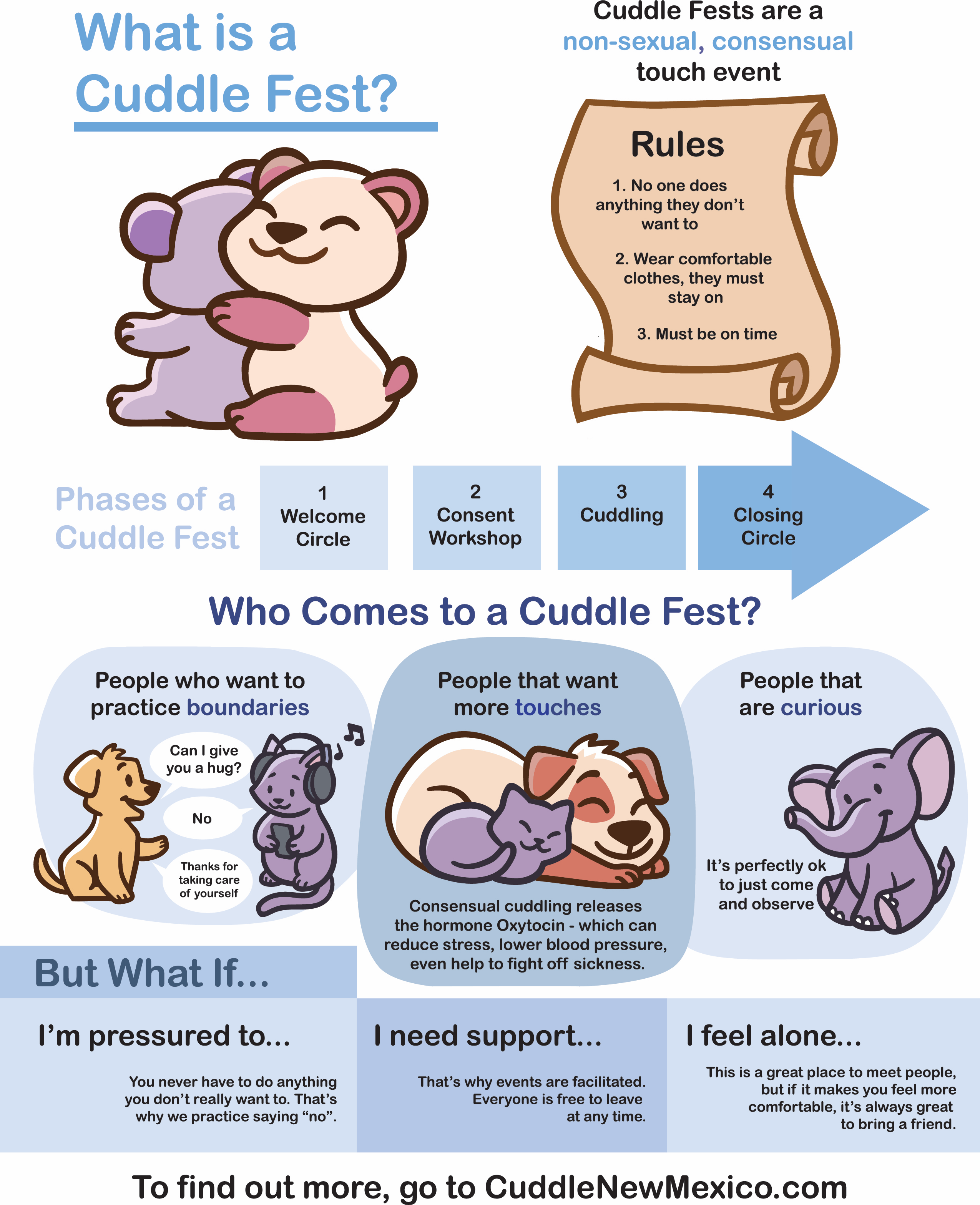cuddle fest poster